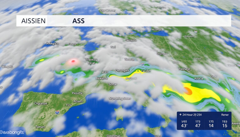 Buienradar Assen 24 uur: actuele regen en weersverwachting